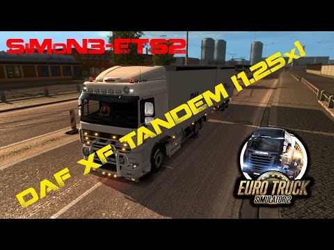 DAF XF TANDEM 1.25x - SiMoN3 ETS2 (1.25.3)