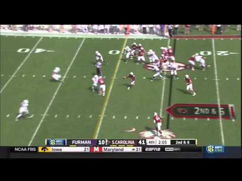 2014 USC vs Furman - David Williams 19 Yd Run