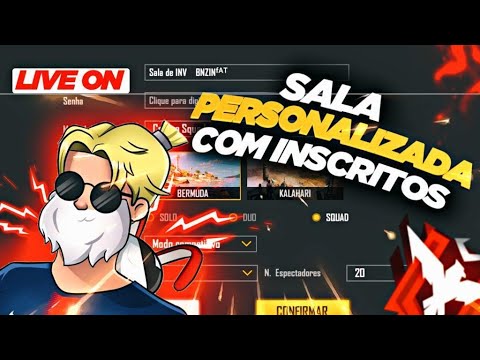 🔥 DEPOIS DE 1 ANO - RANKED - SALA 4V4 🔥  - FREE FIRE