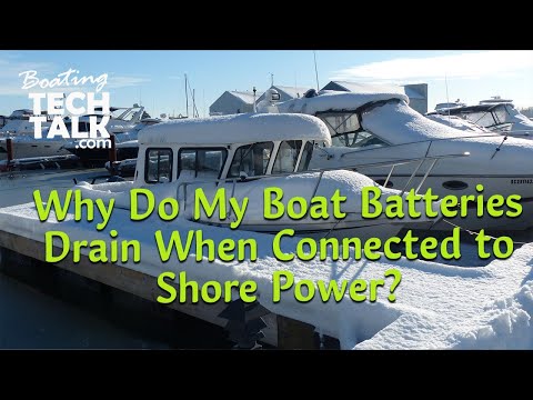 Why Do My Boat Batteries Drain When Connected to Shore Power?
