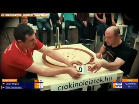 7th Hungarian Single Crokinole Championship - Final/Not quarter f./A. Berzlánovich vs László Megyesi