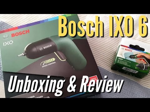 Bosch IXO 6 Unboxing & Review + How to Attach Accessories - Variable Speed Cordless Screwdriver