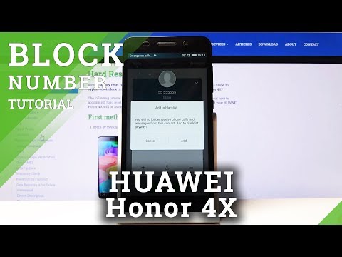 How to Create Blacklist in Huawei Honor 4X - Block Number