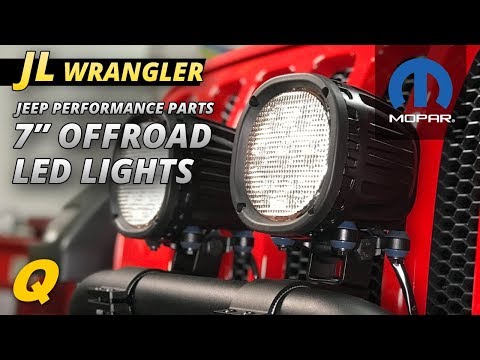 Mopar 7" LED Offroad Lights for Jeep Wrangler JL