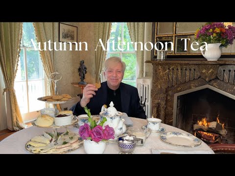 VLOG: Autumn Afternoon Tea | Gingersnap Cookies Recipe