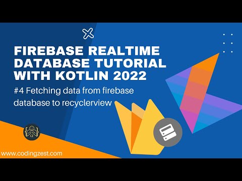 How to Fetch Firebase Data into RecyclerView Kotlin | Firebase Realtime Database Tutorial Kotlin