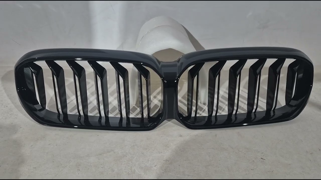 BMW 5 серія G30/G31 2017-2023 рр. Ніздрі M-Look V1 (2021-2023, чорний глянець) Video 1