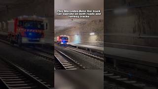 The Mercedes-Benz Fire Truck That Drives on Rails