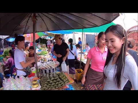 Laos market : laos food