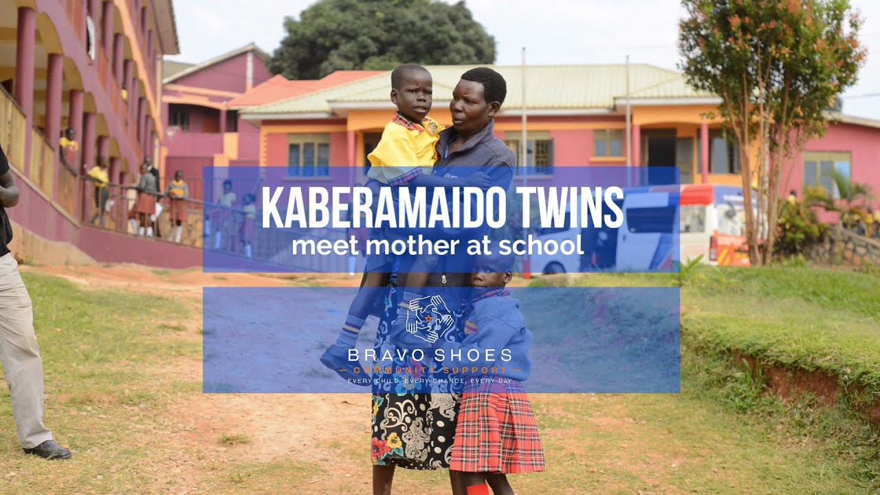 Kaberamaido Twins Meet Mother at School #education #community