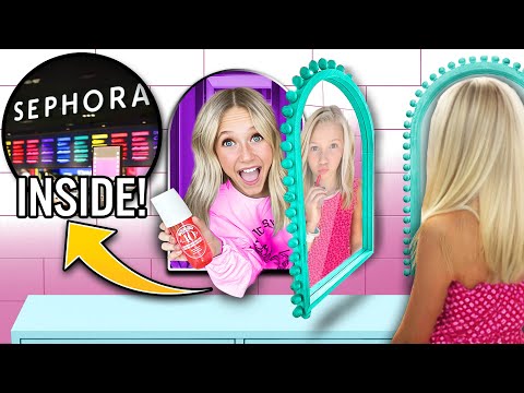 I Built a SECRET MAKEUP ROOM to HiDE From MY SiSTER!💄💋