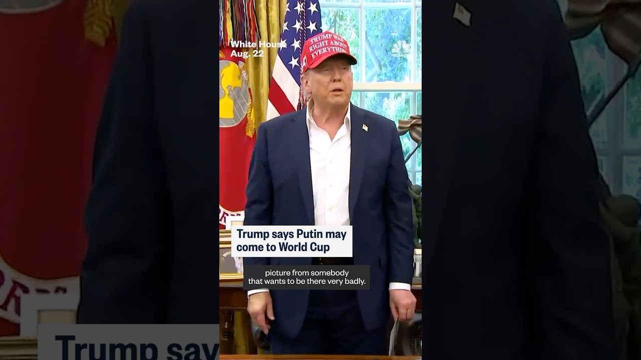 Trump says Putin may come to World Cup