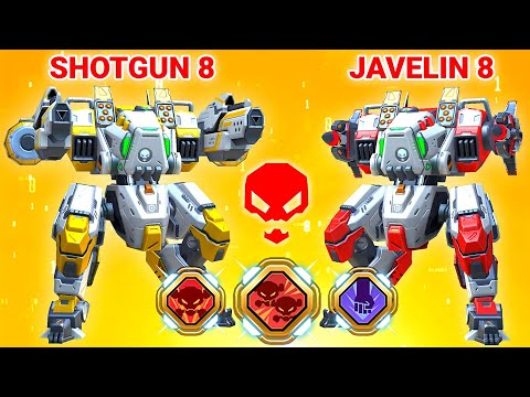 Gatecrasher with Shotgun 8 & Javelin Rack 8 - Mech Arena