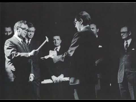 Beseda o J. Cimrmanovi v Meteoru 1969 - J. Klusák, L. Smoljak, J. Vozáb