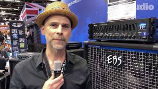 Video thumbnail for EBS 802 High Dynamics Linear Bass Amp #NAMMShow by Musikersajten Studio