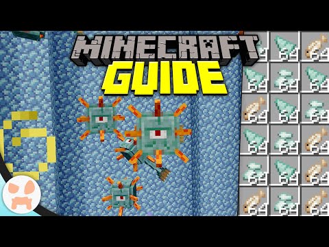 How To Build A GUARDIAN FARM! Pt. 1 | Minecraft Guide Episode 66 (Minecraft 1.15.2 Lets Play)