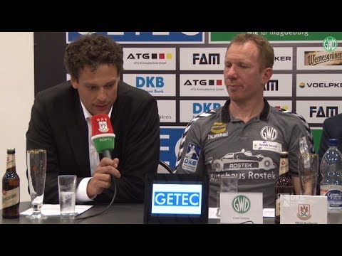 26.05.2017 SC Magdeburg - GWD Minden  // Pressekonferenz