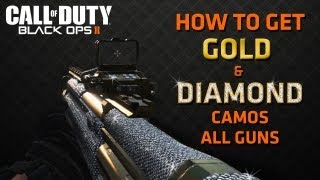 How to Unlock Gold and Diamond Camos for All Guns - Black Ops 2 (BO2)