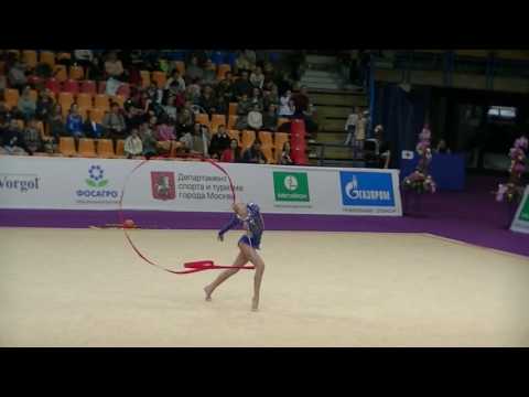 Maria Sergeeva (RUS)  ribbon   Grand Prix Moscow 2017
