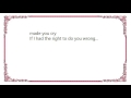 Kitty Wells - If I Had the Right to Do You Wrong Lyrics
