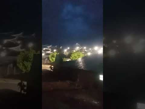 Fortes trovoadas e ventos fortes em mariopolis Paraná.