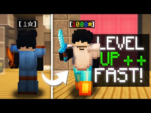 HOW TO LEVEL UP QUICKLY IN BEDWARS | Hypixel Bedwars
