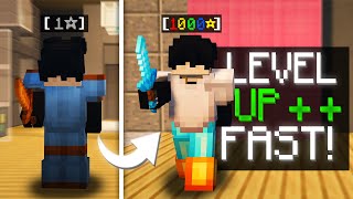 HOW TO LEVEL UP QUICKLY IN BEDWARS  Hypixel Bedwar