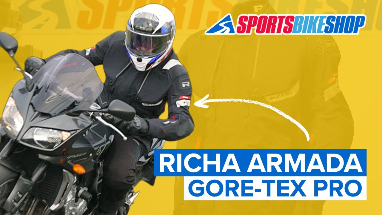 Richa Armada Gore-Tex Pro Textile Jacket - Black Video