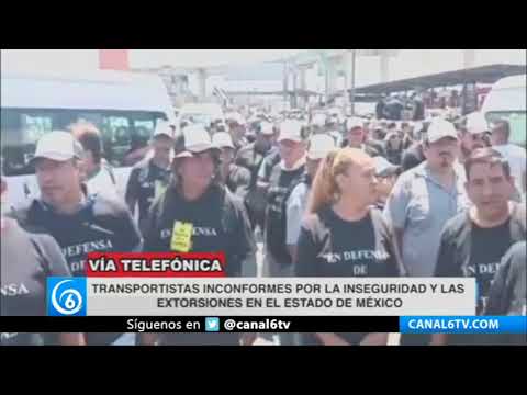 Video: Cancelan paro, transportistas del Estado de México, inician operativo contra grupos criminales