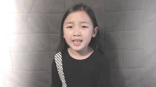 #MaleaEmma (7 yo) singing Amazing Grace