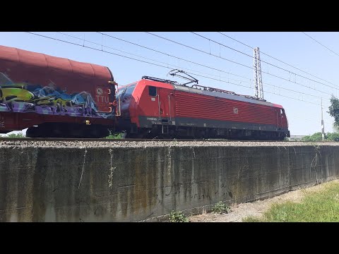 Re 474 201 con il Torino-Chiasso di DB in transito a Chivasso!