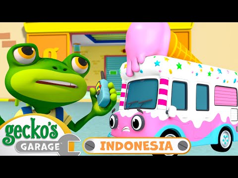 🚀Truk Es Krim Bertenaga Roket | Garasi Gecko | Kartun Populer Anak-Anak | Seru dan Mendidik