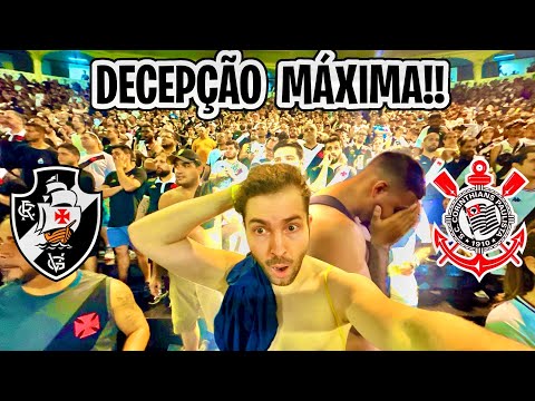 TRISTEZA E REVOLTA TOTAL DA TORCIDA DO VASCO EM SÃO JANUÁRIO/ Vasco 2 x 4 Corinthians