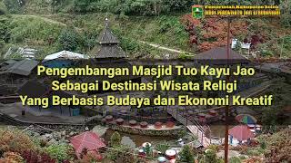 Objek Wisata Masjid Tuo Kayu Jao Sebagai Destinasi Wisata Religi.