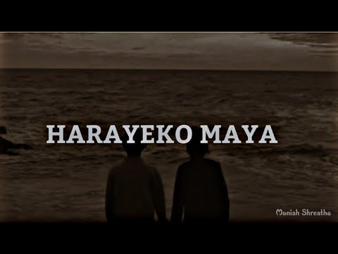 Harayeko maya - shreego ft.wiffey (lyrics)