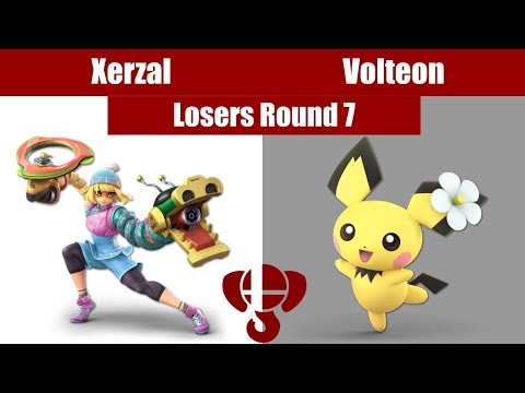 Tuscaloosa Tussle 4 LOSERS ROUND 7 - Xerzal (Min Min) Vs. Volteon (Pichu, Min Min)