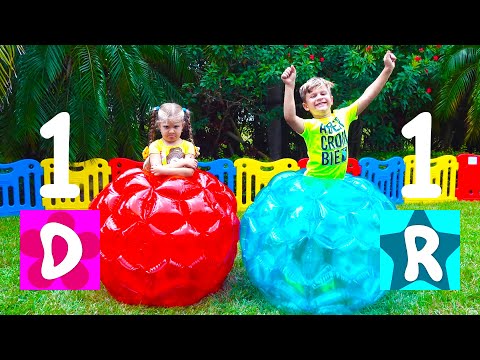 Diana and Roma play Outdoor Games