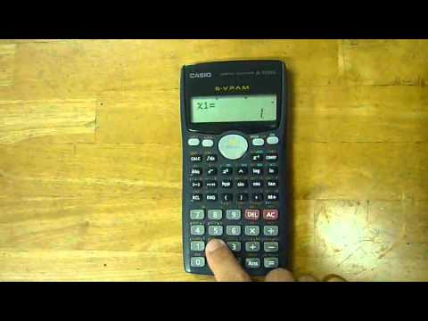 Using the Casio fx-570MS Pt001.FLV