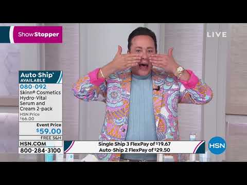 Skinn Cosmetics HydroVital Serum and Cream 2pack