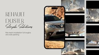 Renault (Duster) rat mesh installation full engine and side packing.           Whatsapp; 8088723939