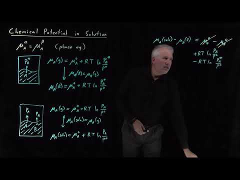 Chemical Potential in Solution