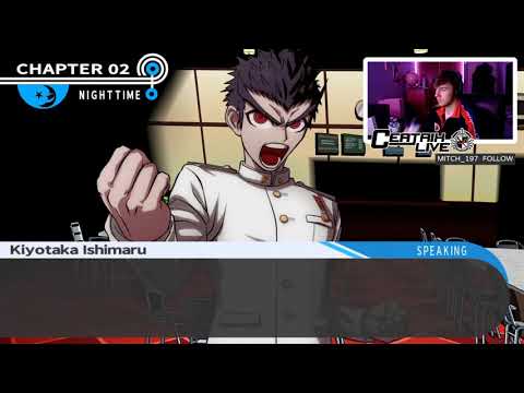 DANGANRONPA DAY 3  ON THE WAY TO 2ND TRIAL  BLIND PLAYTHROUGH 2
