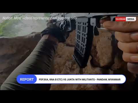 BATTLE OF PANDAW: PDF / KNA B/ KIA/ VS JUNTA WITH KCP, PLA