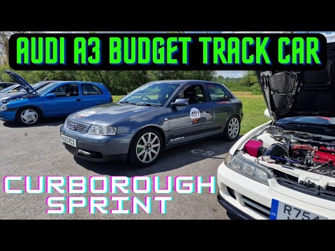 Audi A3 Budget Track Car Curborough Sprint Course Track Day! CLUTCH ISSUES, CURRY, SUPRA'S & VTEC!