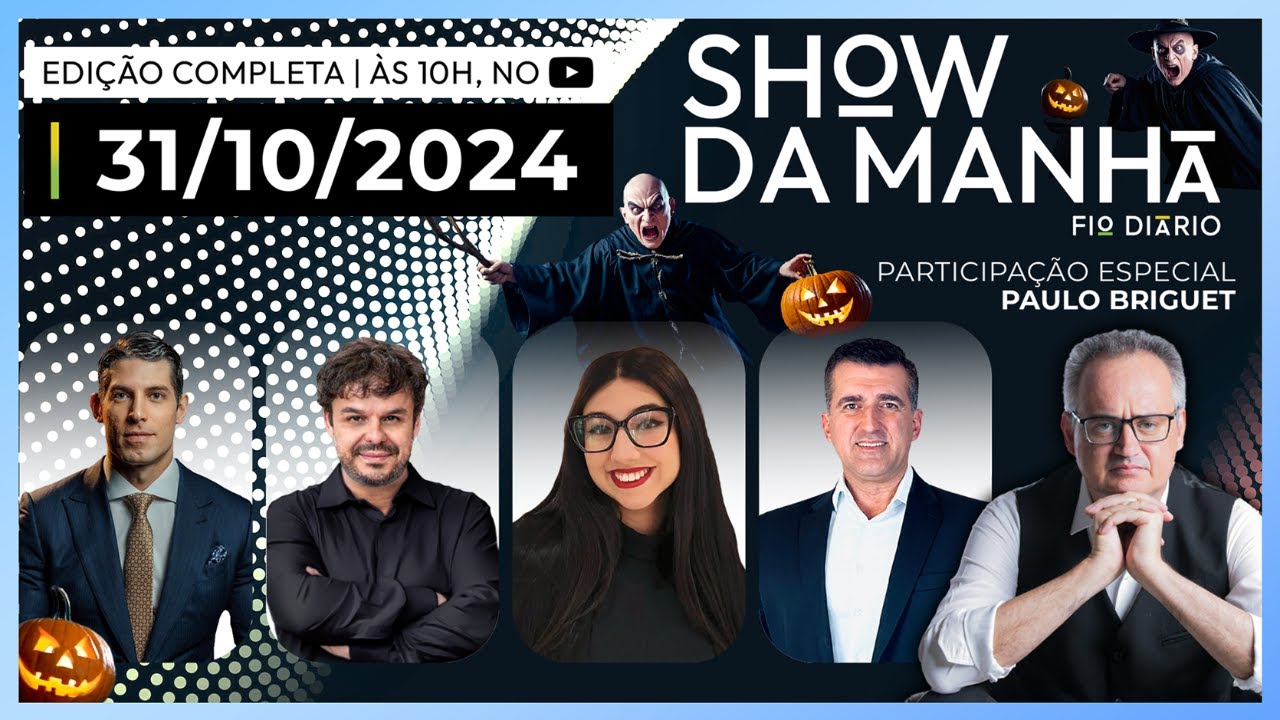 SHOW DA MANHÃ-MARCO ANTÔNIO COSTA,ADRILLES,EDUARDA CAMPOPIANO,BERTORELLI E PAULO BRIGUET-31/10/2024