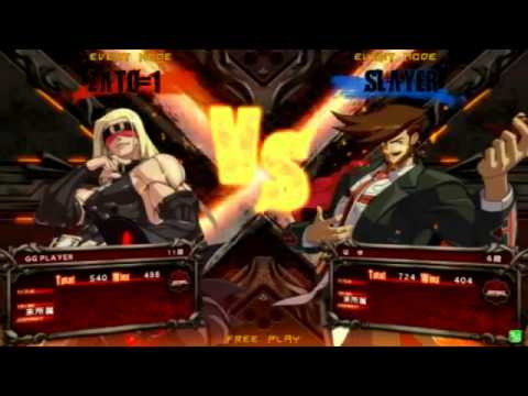 GGXRD 3/8/2014 Mikado 3on3 Part 1/9