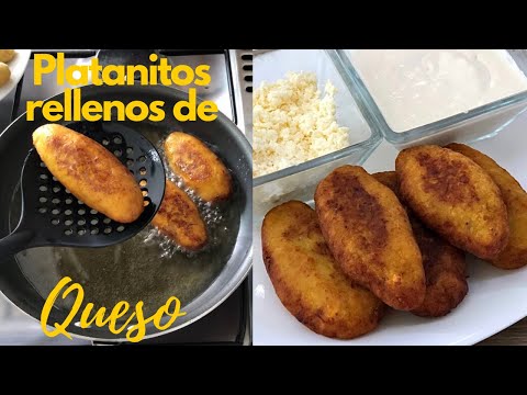 PLÁTANOS RELLENOS DE QUESO ⎪PLÁTANOS FRITOS ⎪POSTRES CON IXCHEL