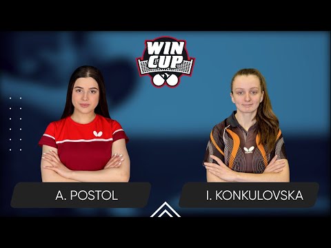 13:15 Anastasiia Postol - Iryna Konkulovska 12.04.2025 WINCUP Women Master. Table 2