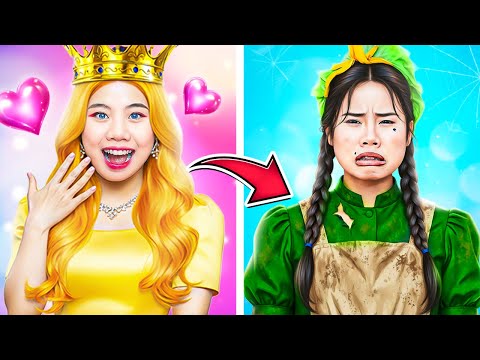 Rich Girl Vs Poor Girl Swap Lives Overnight! Rich Princess Became Poor Maid