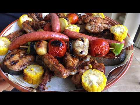 CHICKEN AND MEAT BBQ | Country Barbeque Recipe Cooking In City | Grilled Chicken and Meat Recipe